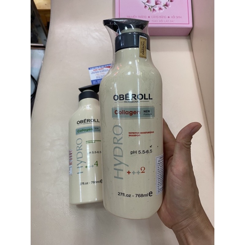 Gội xả OBEROLL collagen