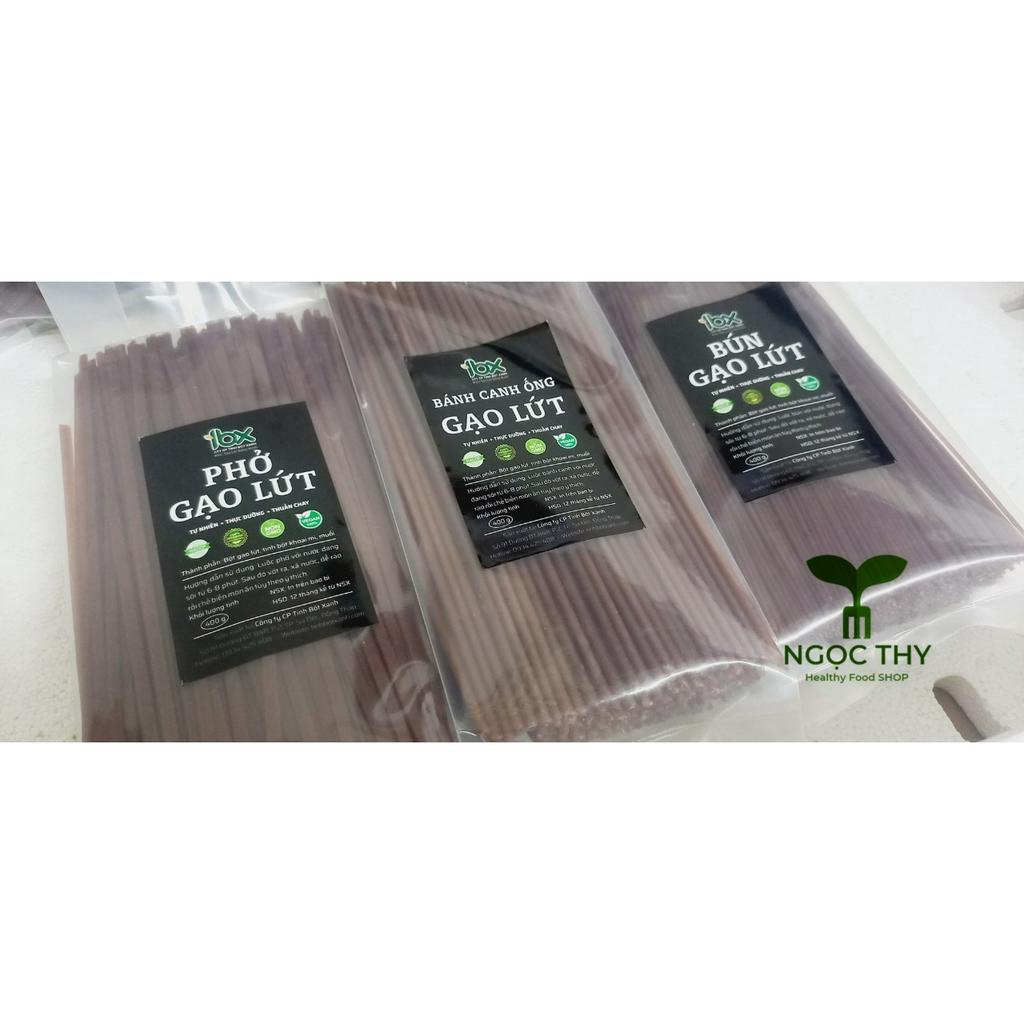 Bún phở nui bánh canh ống làm từ gạo lứt Tinh Bột Xanh gói 400gr ăn eatclean healthy