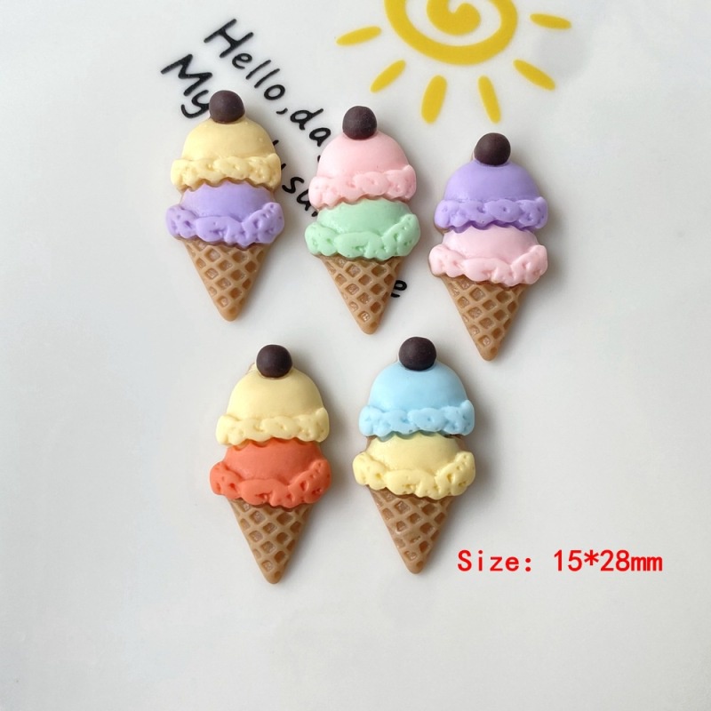 Bộ 20 Dây Buộc Tóc / Điện Thoại / Bình Nước Hình Que Kem Diy