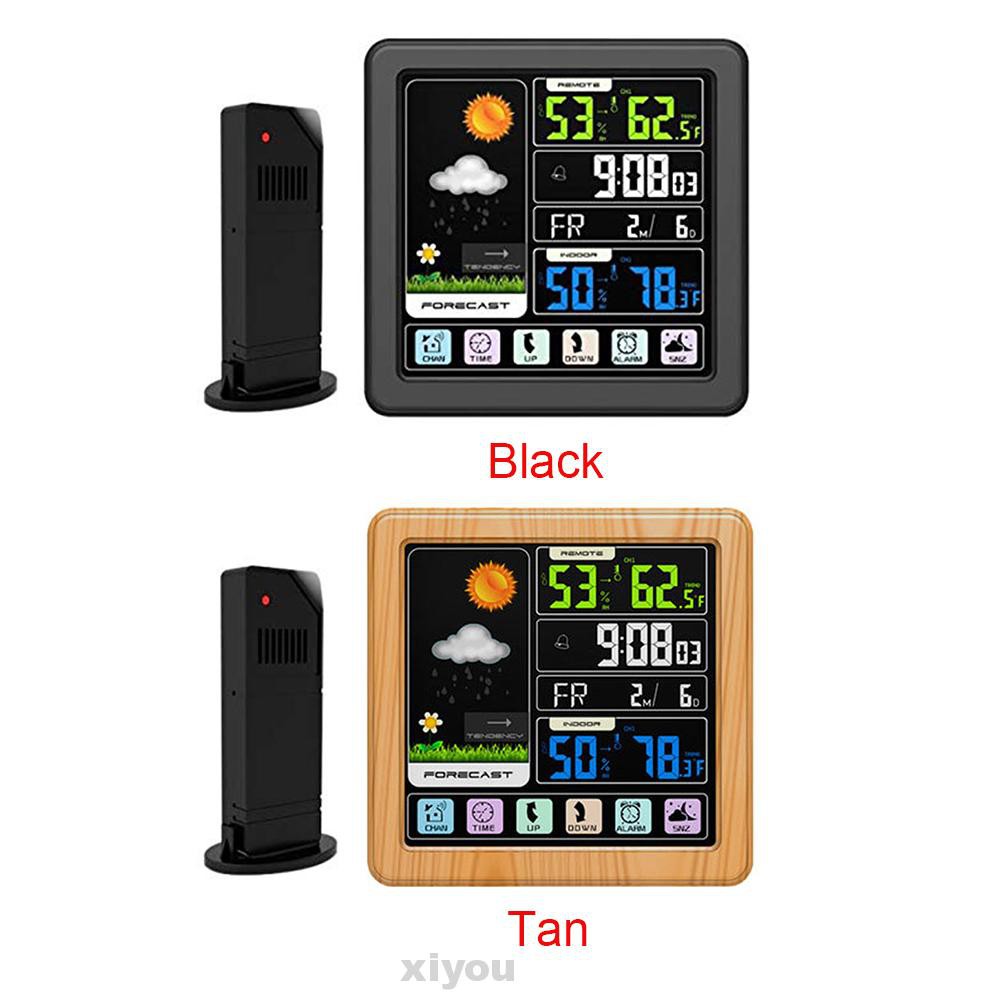 TS 3310 HD Touch Screen Humidity Outdoor Temperature Sensor USB Charging Wireless Weather Station
