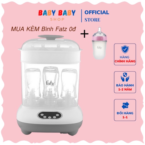 Máy tiệt trùng sấy khô điện tử 9 bình sữa Fatzbaby / FB4909SL