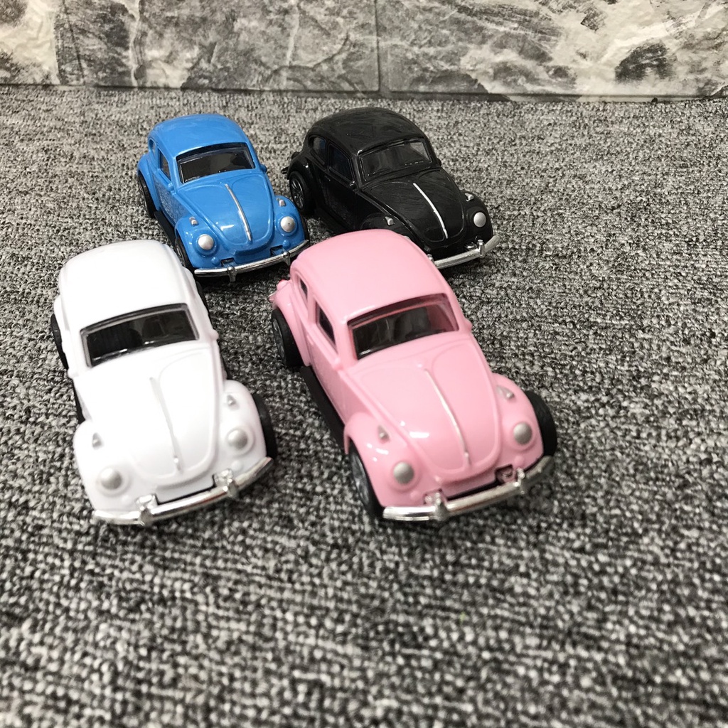 Xe kiểu dáng cổ điển mini trang trí bánh kem HPBD