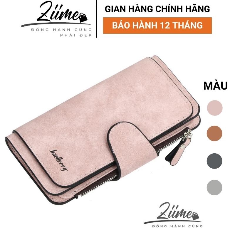 Ví da Baellerry, Bóp nữ dài cầm tay Ziime cao cấp phong cách Hàn Quốc - ZVD011