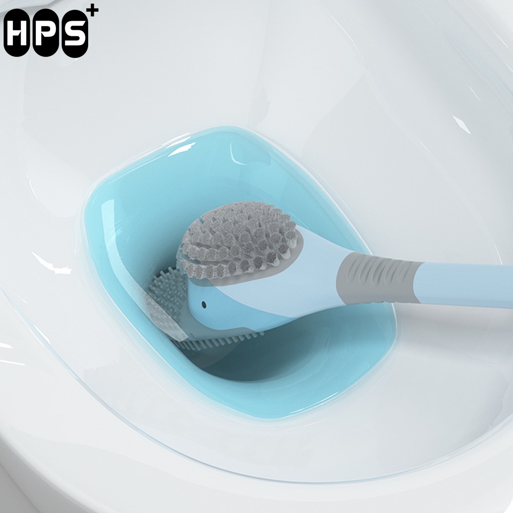 Cây cọ rửa bồn cầu toilet gắn tường | Bàn chải vệ sinh hình chú vịt ngộ nghĩnh,chất liệu silicon siêu mềm mại