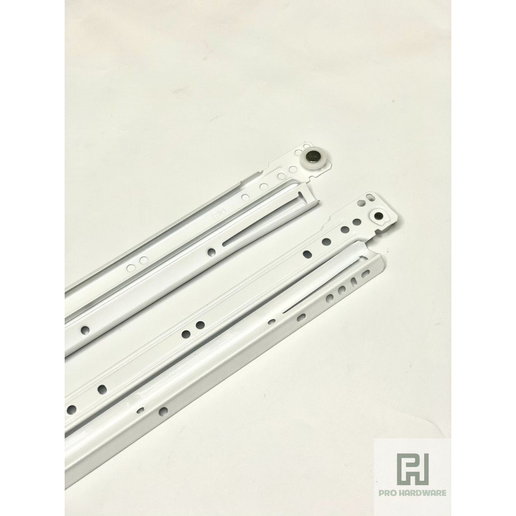 Ray trượt đơn dài 400mm màu trắng