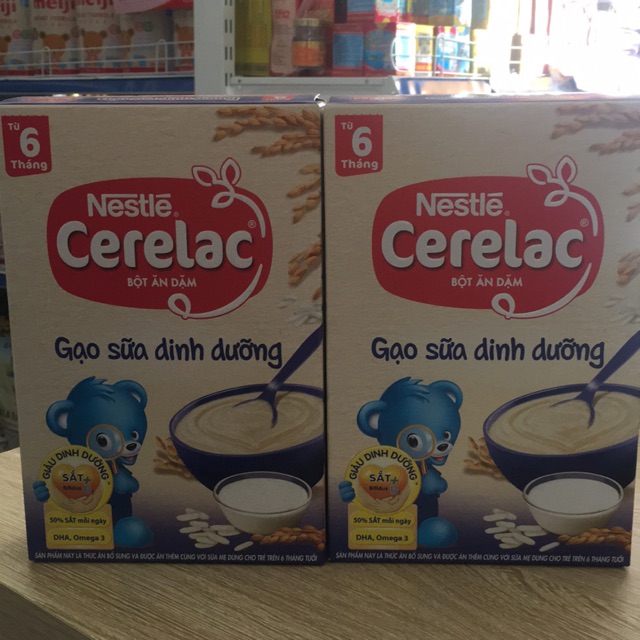Bột ăn dặm gạo sữa dinh dưỡng 200g dành cho trẻ 6-24 tháng