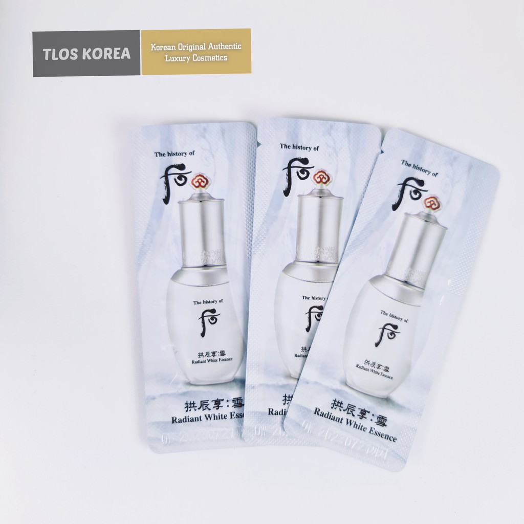 [2025]Gói sample tinh chất Whoo dưỡng trắng đông y - Whoo Gongjinhyang Seol Radiant White Essence 1ml