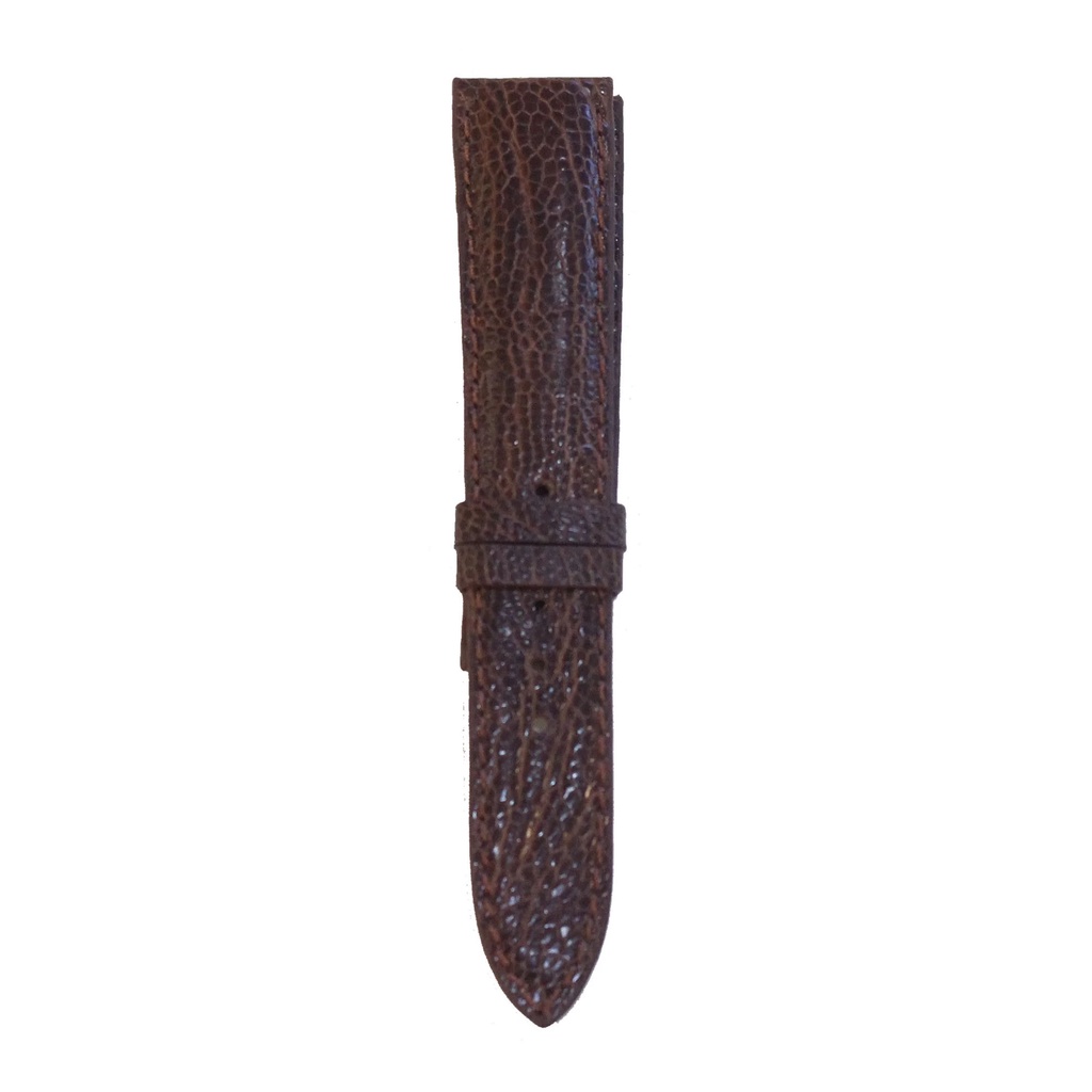 (Nâu Đât) Dây đồng hồ da ĐÀ ĐIỂU THẬT cao cấp khóa cài nhiều Size 12 14 15 16 18 19 20 21 22 24mm