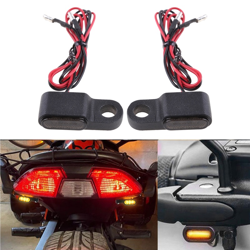 Đèn Xi Nhan 12V Màu Hổ Phách Chống Bụi Nhỏ Gọn Cho Xe Máy