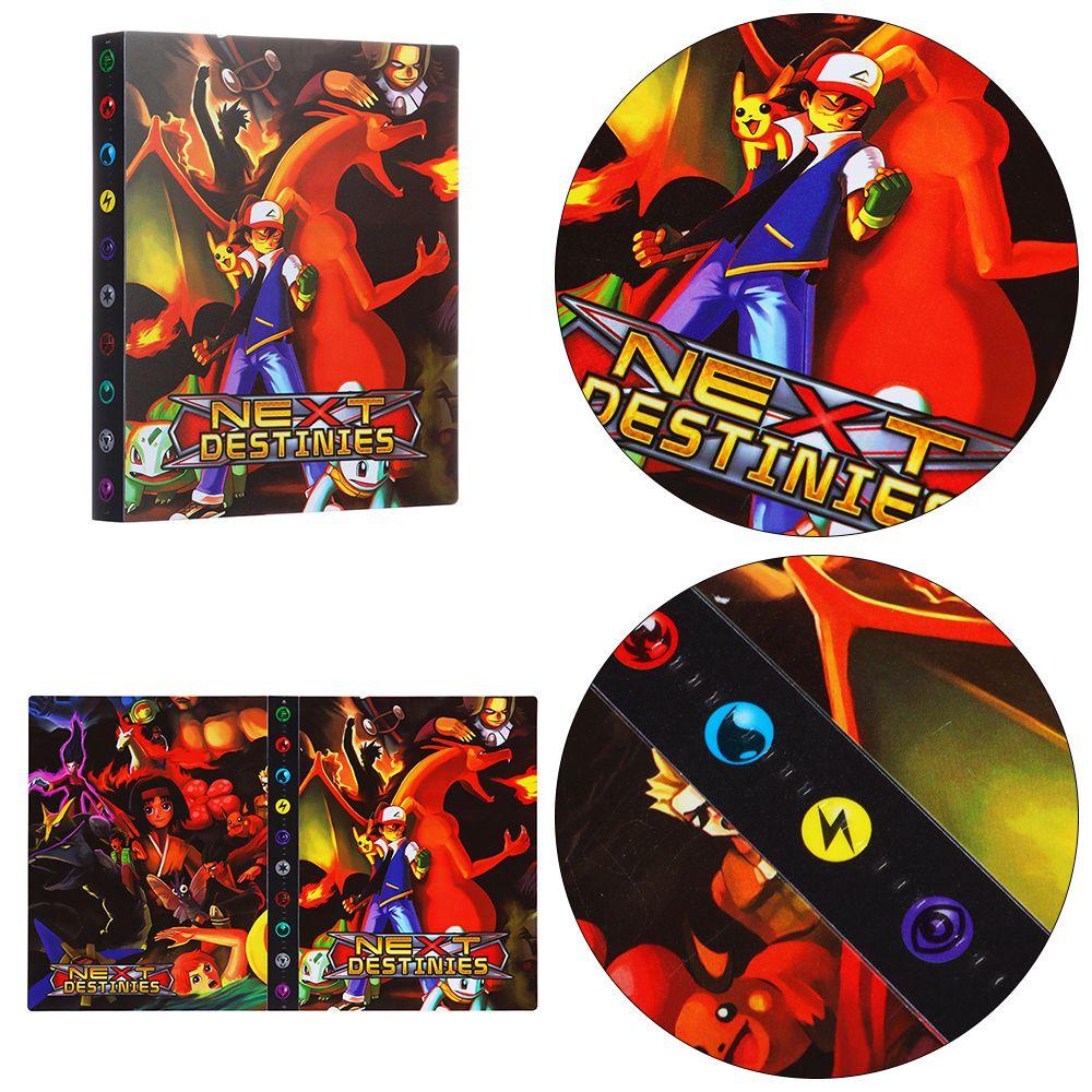 Album Đựng Thẻ Bài Pokemon VMAX GX EX Kiểu Hoạt Hình Dễ Thương