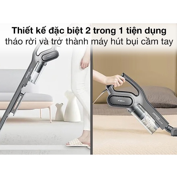 Máy hút bụi Deerma cầm tay mini thông minh DX115C DX700 DX118C DX700S - Hapos