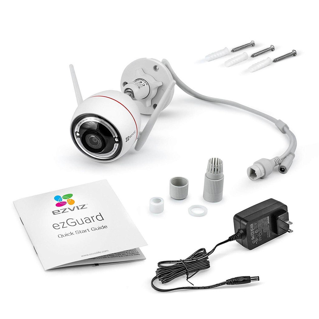 {HÀNG NGUYÊN SEAL} Camera Wifi EZVIZ C3WN , C3TN Full HD 1080P Có míc thu âm chống nước , chống bụi (CS-CV310-A0-1C2WFR)