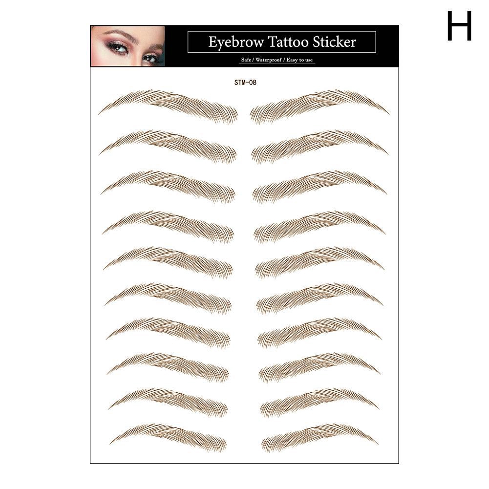 Bộ 9 / 10 Nhãn Dán Hình Xăm Lông Mày 6d Chống Nước Lâu Trôi Z6N7 | BigBuy360 - bigbuy360.vn