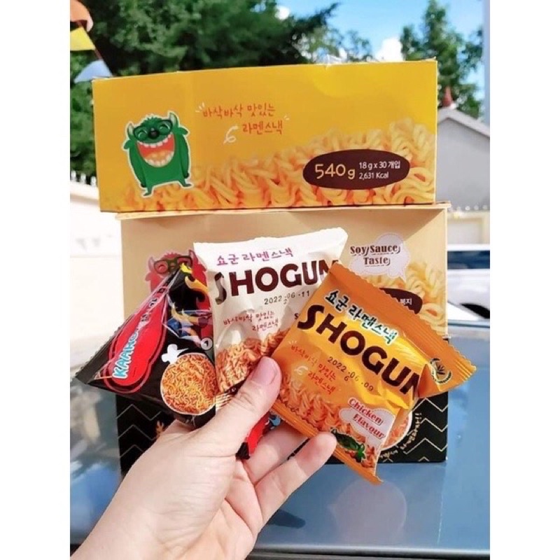 Hộp 30 gói mỳ trẻ em Hàn quốc ShoGun