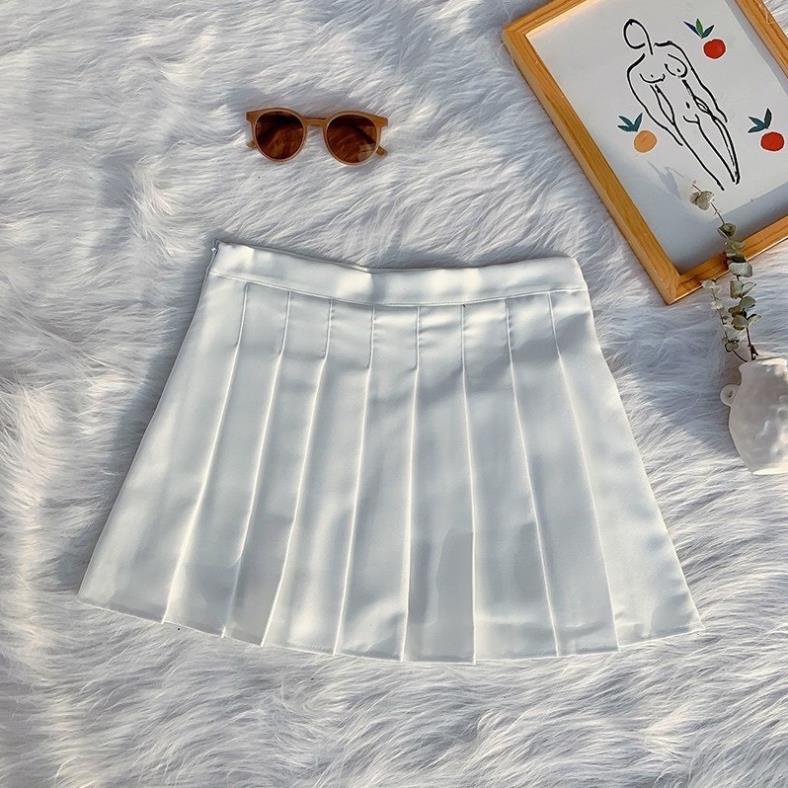 Chân Váy Tennis Xếp Ly Dáng Chữ A Lưng Cạp Cao (có quần lót trong ) | BigBuy360 - bigbuy360.vn