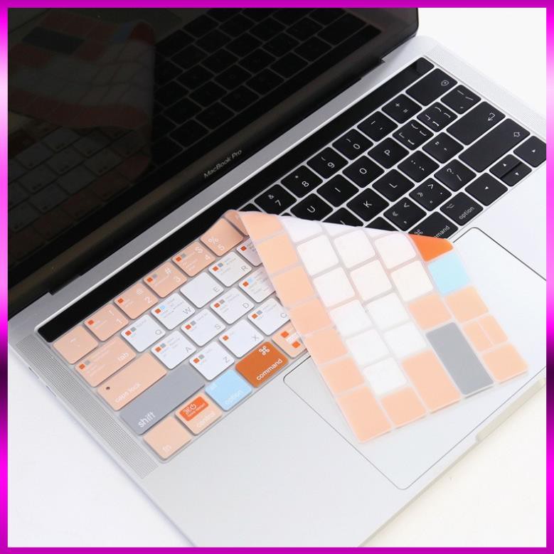 [Hỏa Tốc - Nhanh - Tiết Kiệm] Phủ bàn phím JRC ShortCut màu Cam cho Macbook đủ dòng