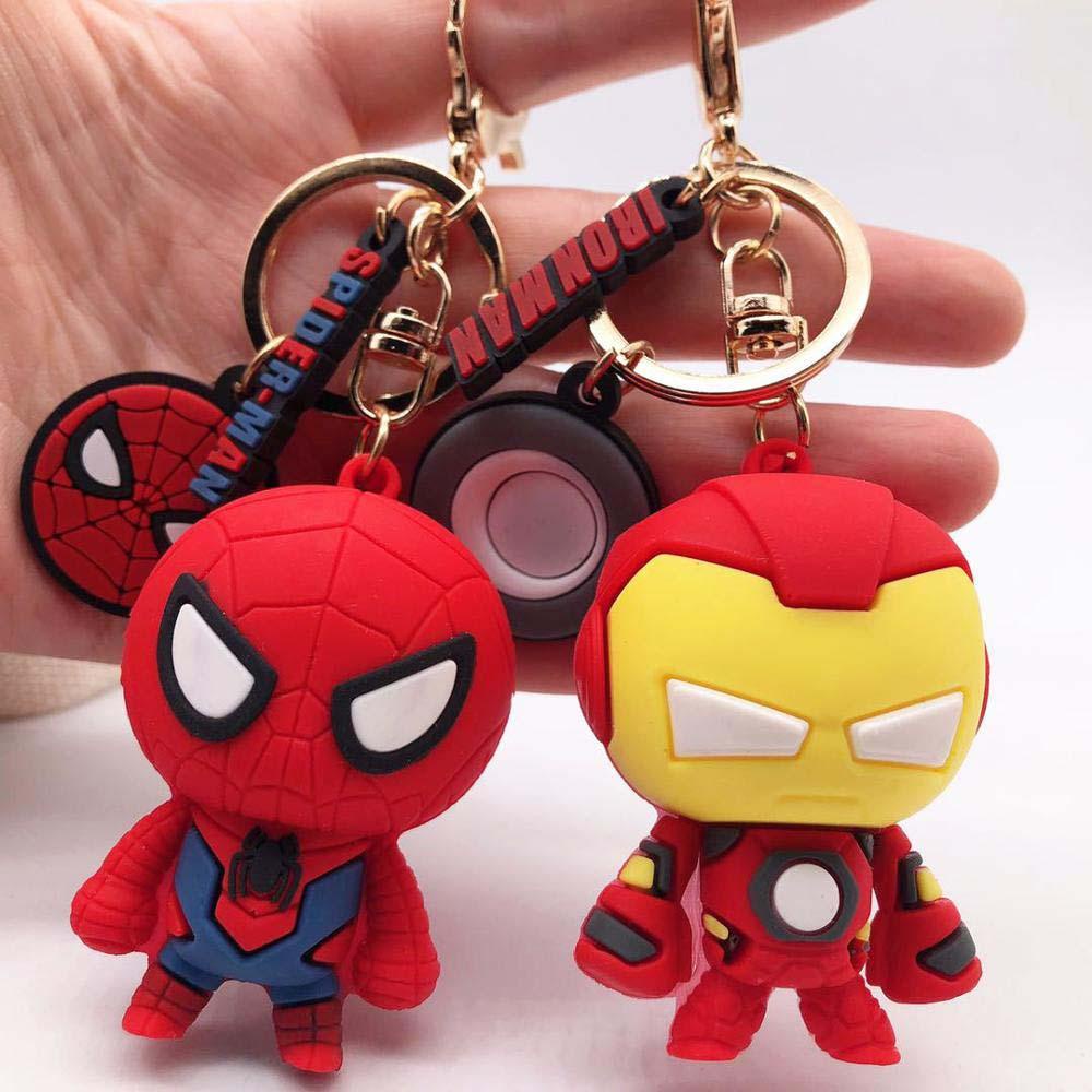 Mmluck Móc Khóa In Hình Thor Captain America Spiderman Marvel Avengers Dành Cho Trẻ Em