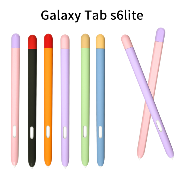 Vỏ bọc bút bằng silicon mềm màu tương phản cho S-Pen Samsung Galaxy Tab S7 plus S6 Lite S7 FE