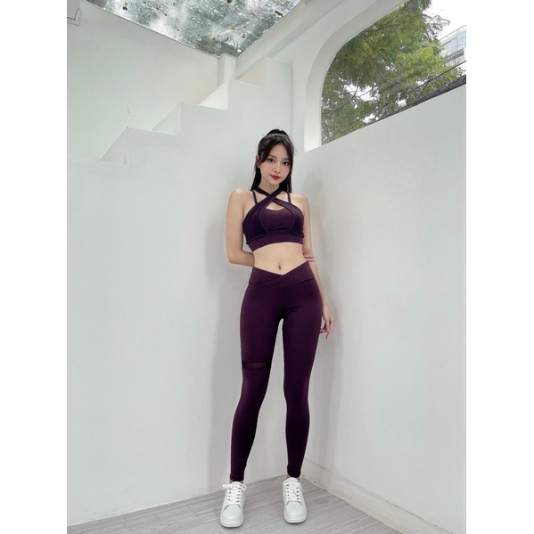 SET DÀI PHỐI LƯỚI CHÉO DÂY ( TẶNG KÈM MÚT) GYM,THỂ THAO,YOGA