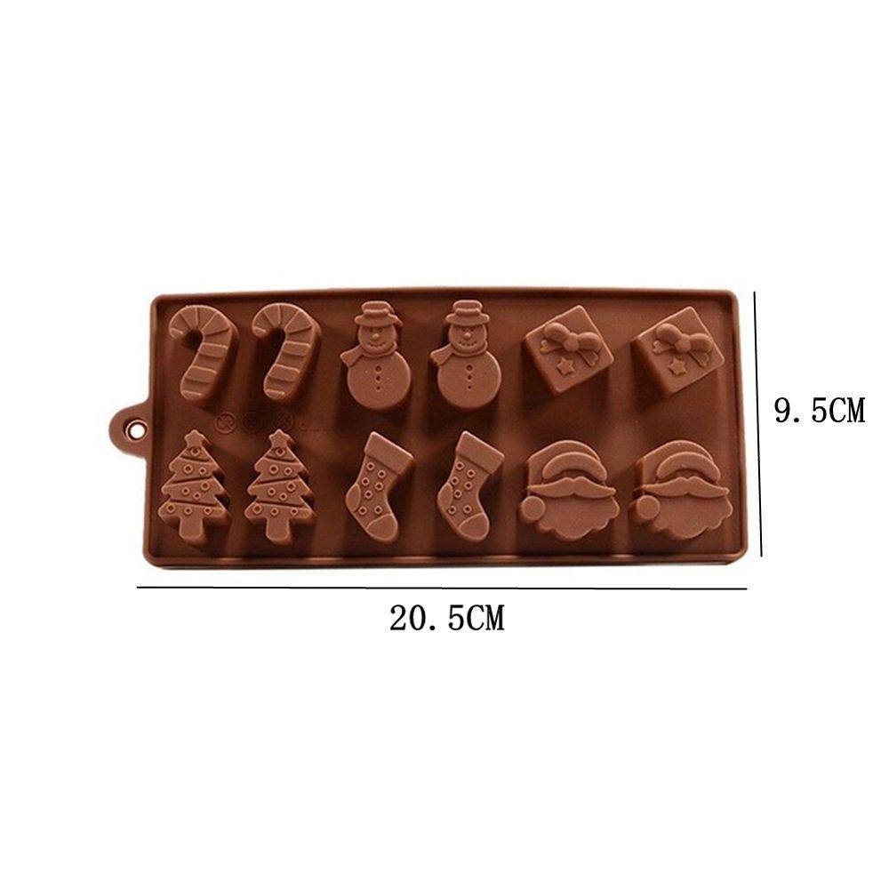 Khuôn Silicone Làm Đồ Thủ Công Hình Đầu Ông Già Noel