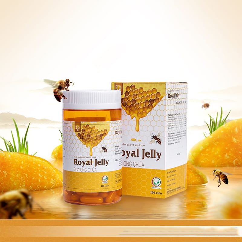 Viên Uống Sữa Ong Chúa chống lão hóa Schon Royal Jelly (hộp 100 Viên)