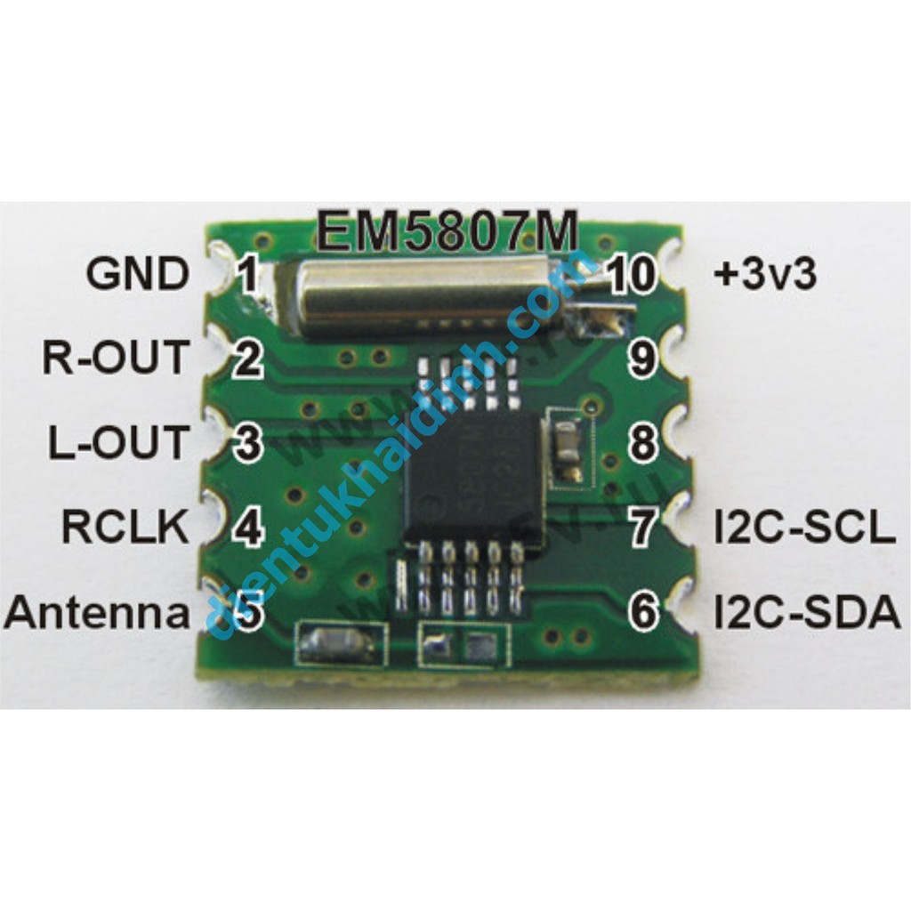 module vô tuyến thu sóng FM RDA5807M RRD102V2.0 RRD 102 kde3120