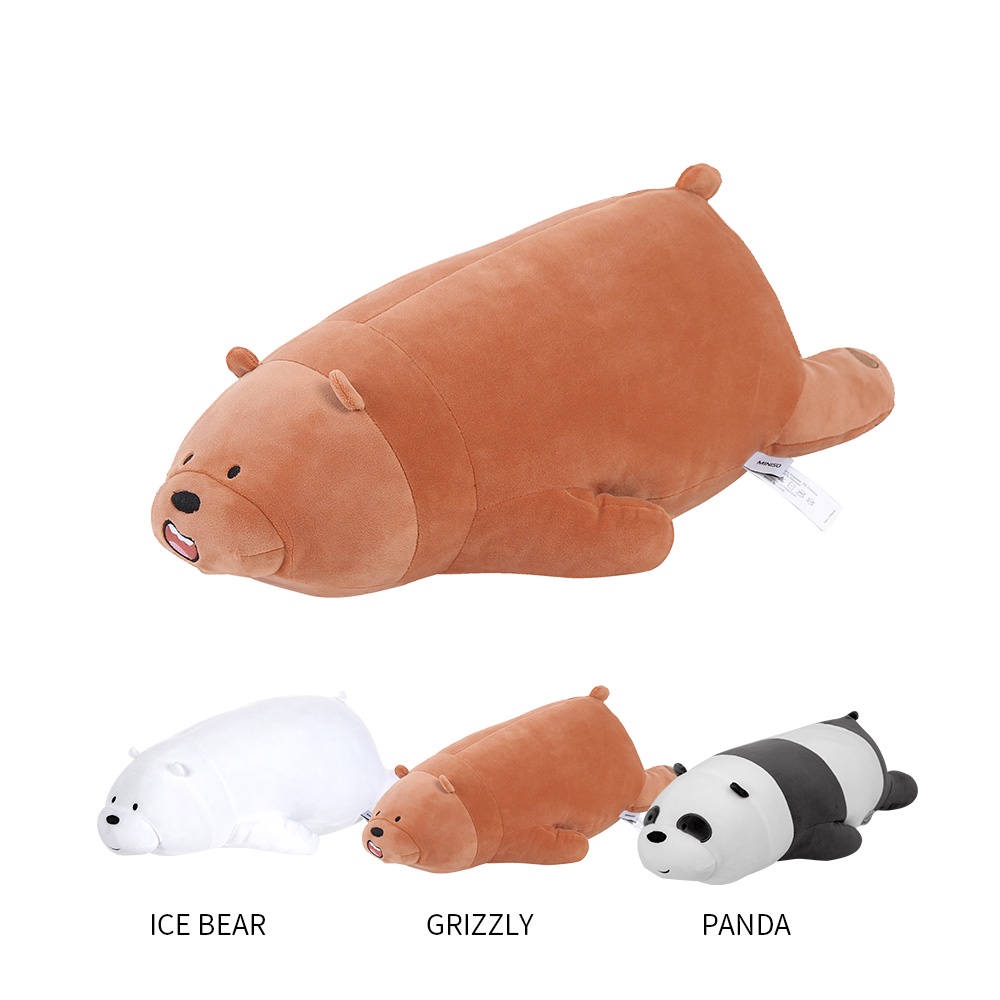 Gấu bông Đồ chơi Thú nhồi bông Búp bê &amp; Thú nhồi bông gấu bông thú nhồi bông Miniso x We Bare Bears Ice Bears