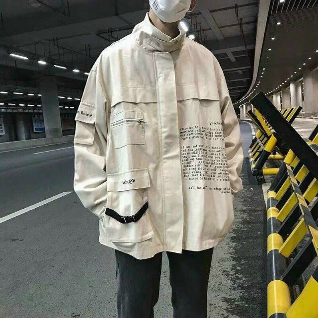 Áo Khoác Nam Chống Nắng Chất Liệu Kaki Form Rộng Kiểu Hàn Quốc Màu Hồng N14 | BigBuy360 - bigbuy360.vn