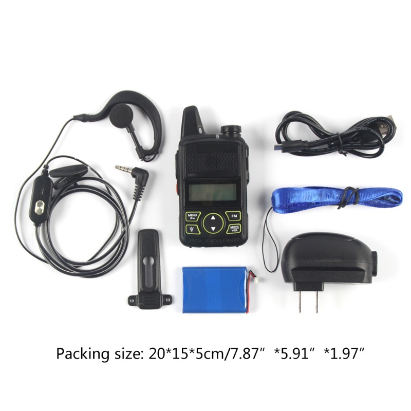 Tai Nghe Bộ Đàm 1500mah Li-ion Sạc USB Chất Lượng Cao