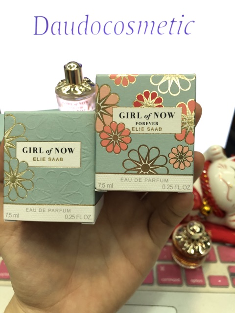 [ mini ] Nước hoa Elie Saab Girl Of Now EDP - Shine - Forever 7.5ml