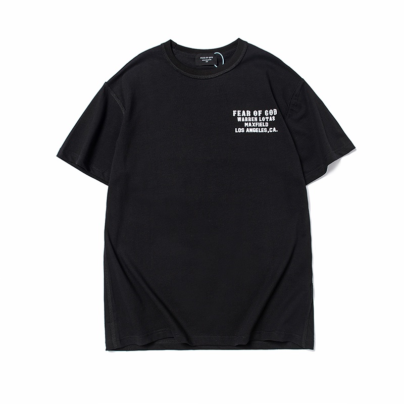 FEAR OF GOD Christmas limited high street trend hip-hop loose couple half-sleeved FOG short-sleeved T-shirt tide
