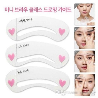BỘ 3 KHUÔN  VẼ CHÂN MÀY