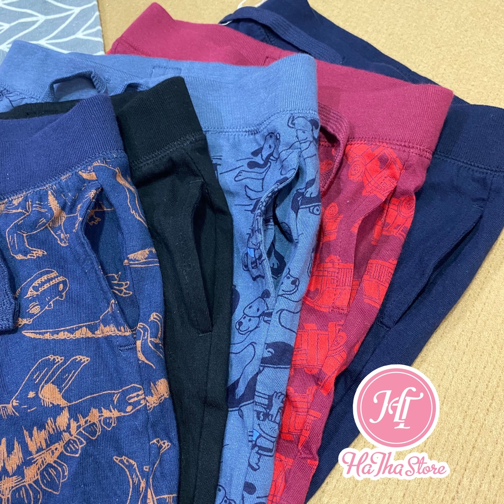 Jogger/ (10-19kg) Quần dài thun bo ống cho bé trai