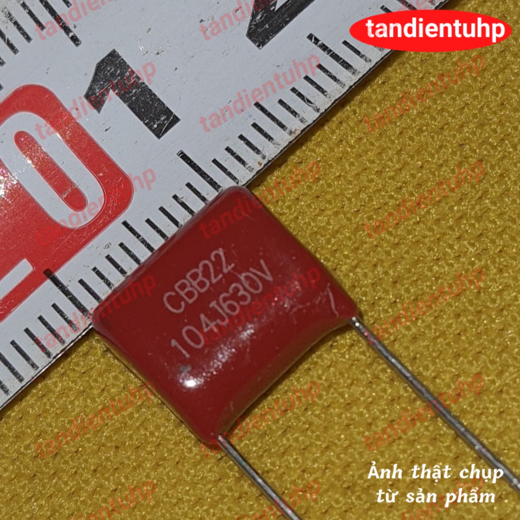 5 HOẶC 10 CHIẾC TỤ 124J 630V CBB22 KHOẢNG CÁCH 2 CHÂN 15mm CAO 10mm và 15mm cao 8mm CHẤT LƯỢNG TỐT