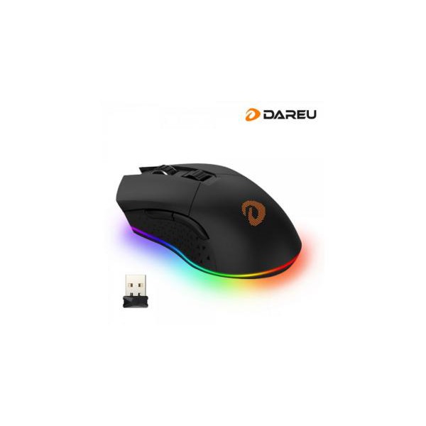 Chuột Không Dây Gaming Dareu EM901 RGB (Màu Đen) - Hàng Chính Hãng