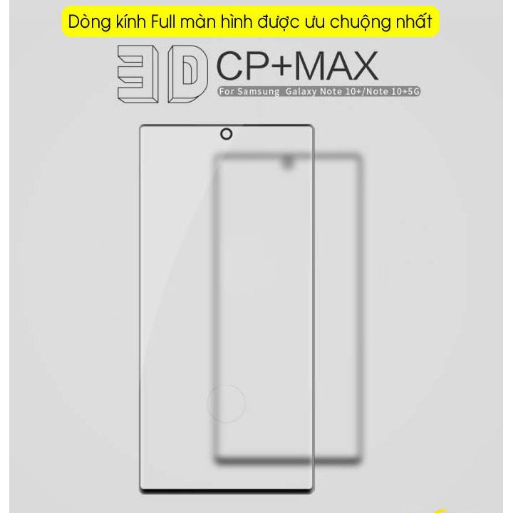 Kính cường lực Galaxy Note 10 / Note 10 Pro / Note 10 Plus Nillkin CP+ Max