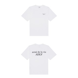 Áo thun ngắn tay cổ tròn ADLV Basic White Trắng ADLV nam nữ