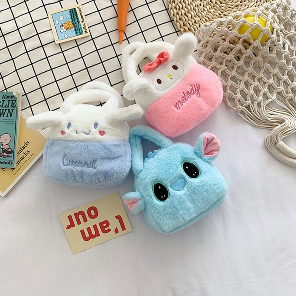 Túi Xách Mini Đựng Điện Thoại / Tiền Xu In Hoạt Hình Kuromi Dễ Thương Cho Bé Gái