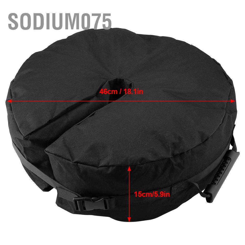 Sodium075 Round Umbrella Base Sand Weight Bag for Patio