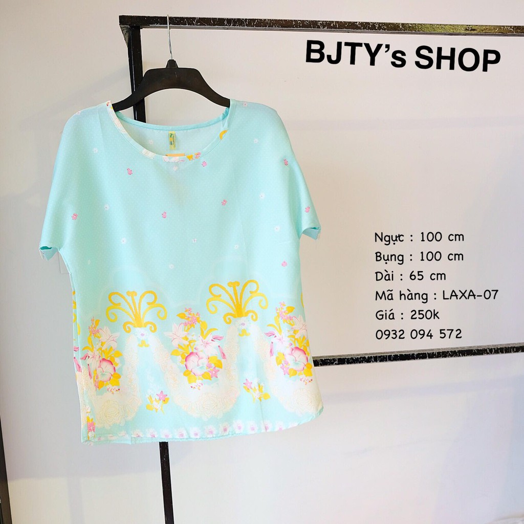 ÁO KIỂU NỮ BIG SIZE 70KG ĐẾN 85KG - ÁO KIỂU NỮ SIZE LỚN - QUẦN ÁO BIG SIZE CHO NGƯỜI MẬP BÉO - BJTY 