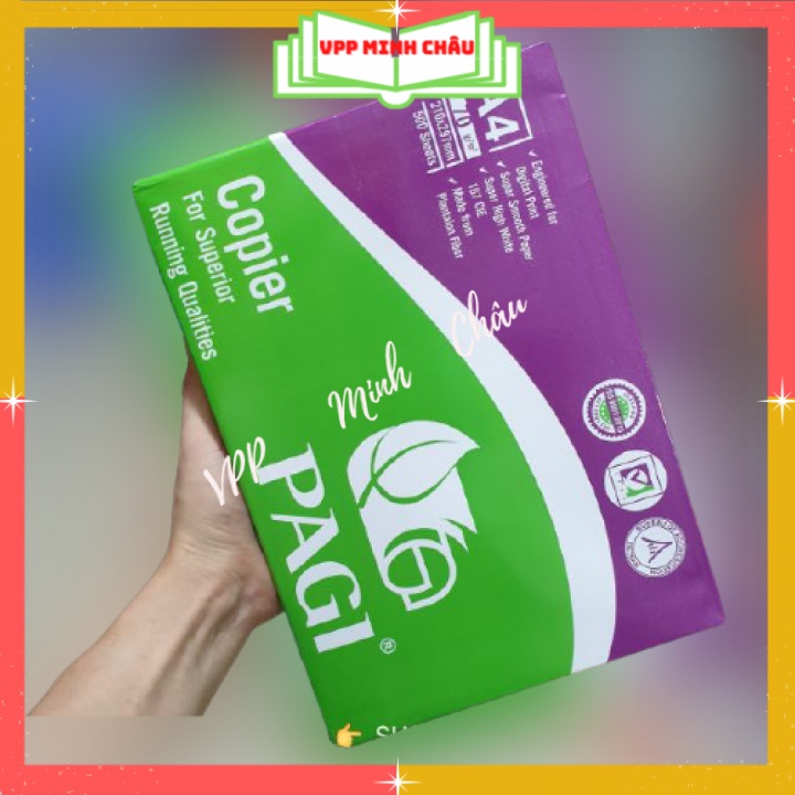 Giấy A4.Giấy in A4 Pagi Tím Định Lượng 70gsm