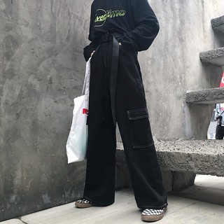 Quần jean ống suông, ống rộng unisex ulzzang (hàng order không có sẵn )
