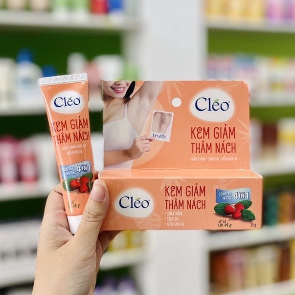 Kem Giảm Thâm Nách và Khử Mùi Cléo Dưỡng Da Sáng Mịn và Thơm Mát 35g chính hãng