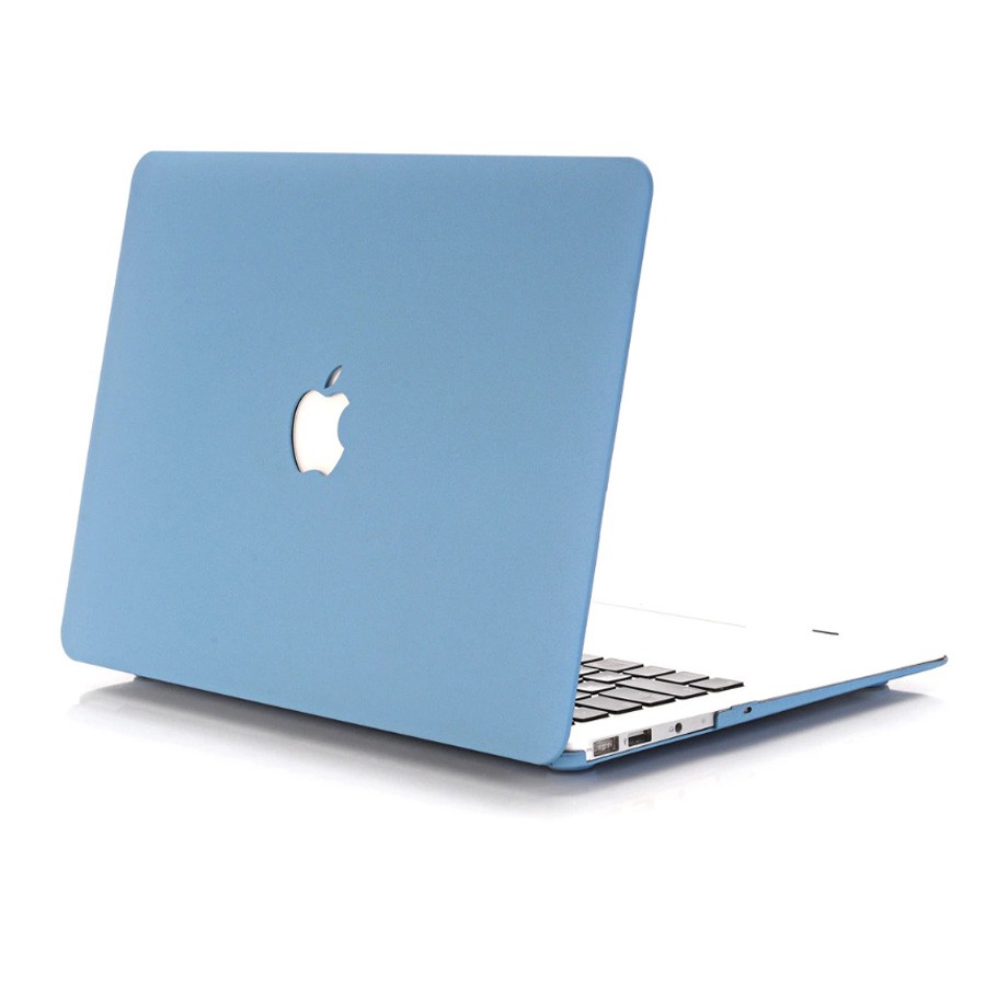 Ốp Macbook, Case Macbook Màu Xanh Pastel (Tặng Nút Chống Bụi, Kẹp Chống Gẫy sạc)