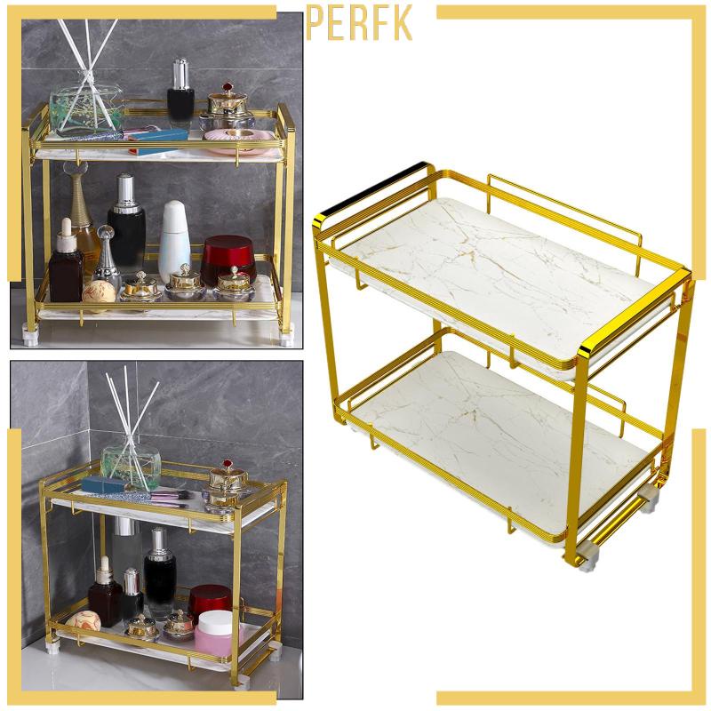 Khay Đựng Mỹ Phẩm Hai Tầng Tiện Dụng Cho Phòng Ngủ