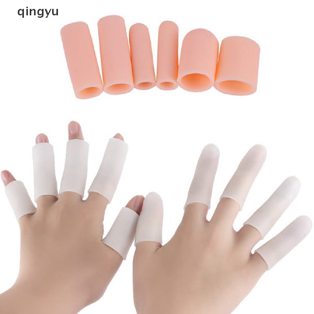 Bộ 5 Ống silicone gel Bảo Vệ Ngón Chân Giảm Đau