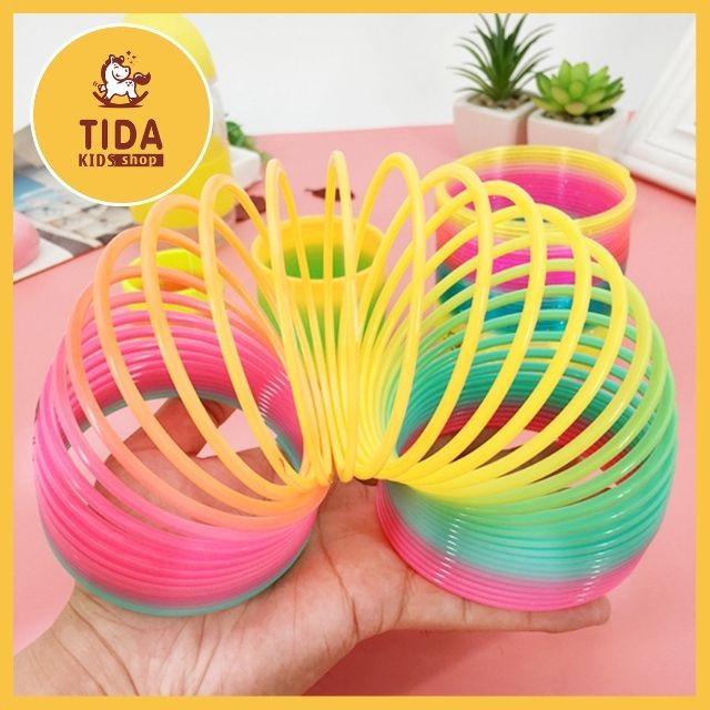 Lò Xo Cầu Vồng Ma Thuật ⚡ HOT TREND ⚡ Bằng Nhựa ABS Nhiều Mẫu Dành Cho Bé Giá Tốt, Đồ Chơi Giải Trí TiDa Kids Shop