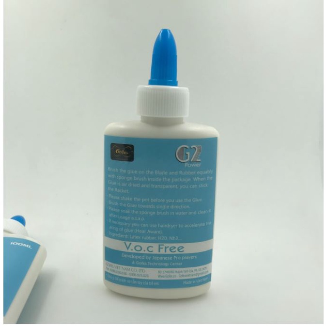 Keo sữa bóng bàn Gofes G2 tăng độ dính dễ lột keo Độ bền lâu dài 100ml