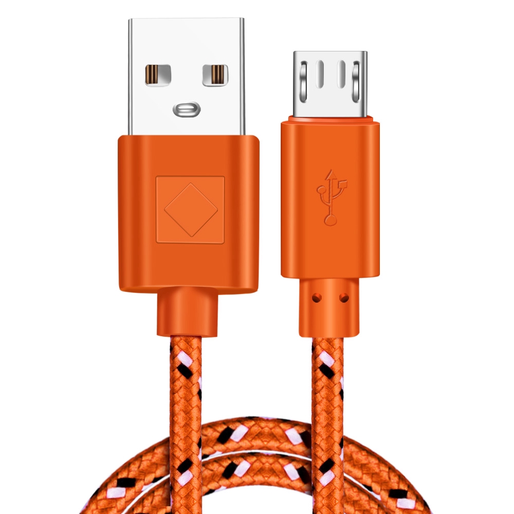 Cáp Sạc Truyền Dữ Liệu Dây Tết Đầu Usb Cho Samsung Htc Lg Huawei Xiaomi Redmi