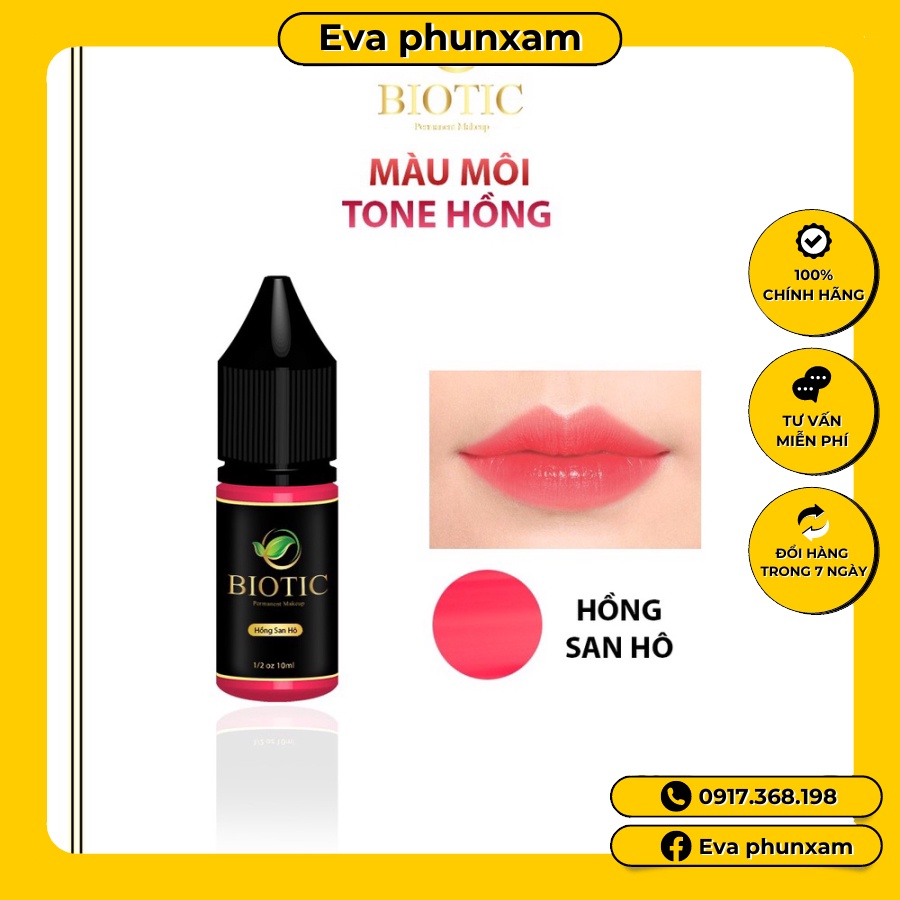 Mực Phun Xăm Môi Biotic (Cam kết Chính Hãng)